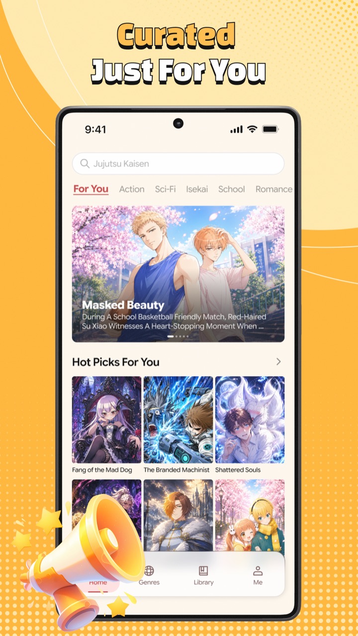 Qivora personalized home screen